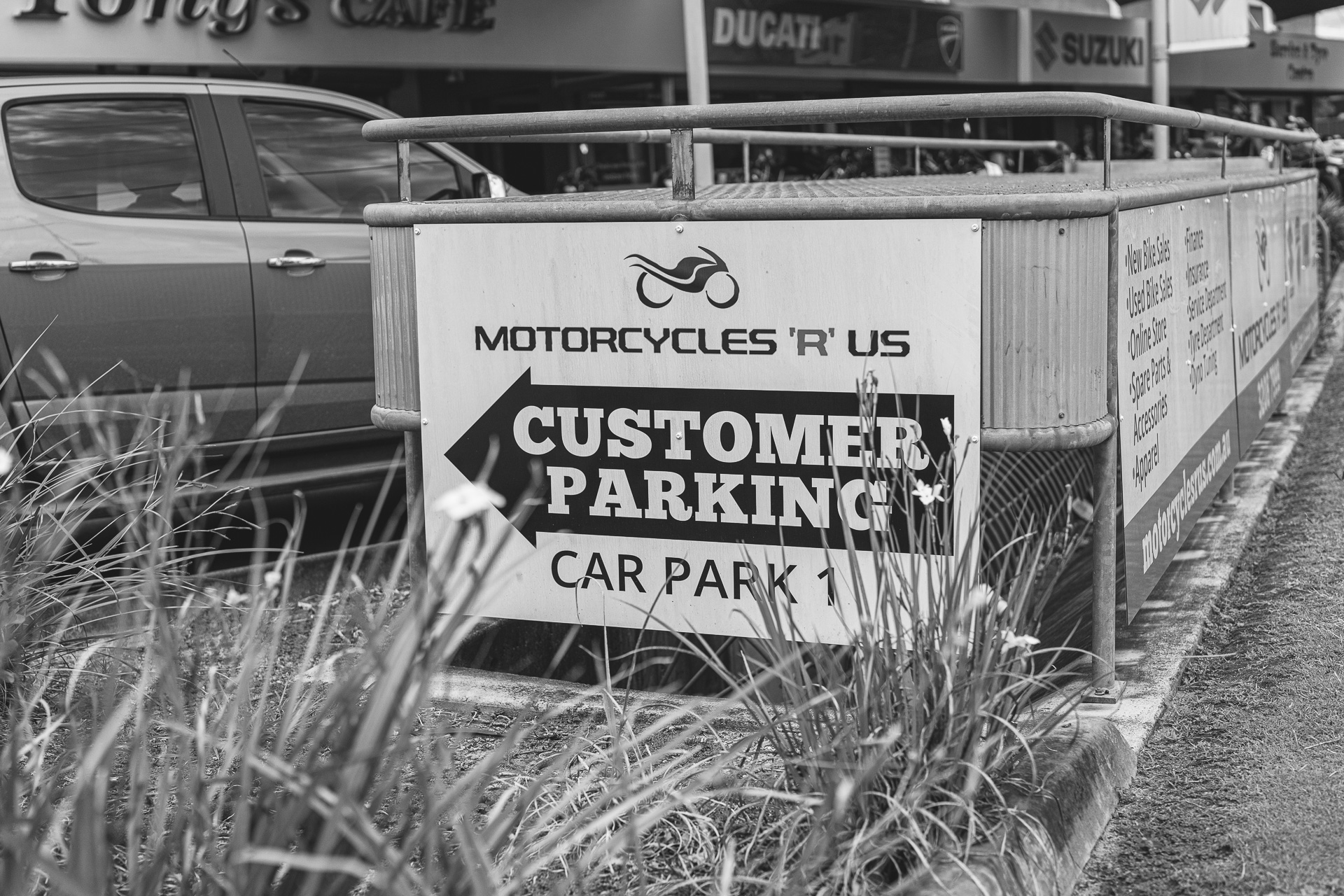 KTM Showroom Carpark at Motorcycles R Us