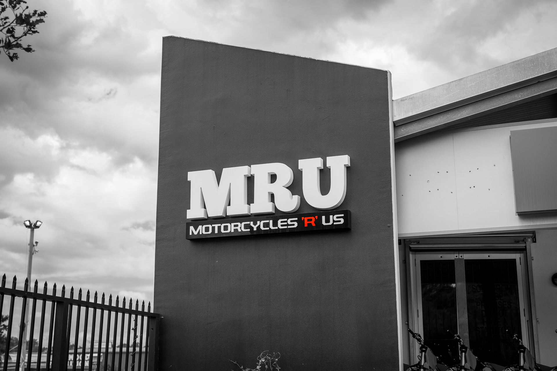 Motorcycles R Us Main Sign
