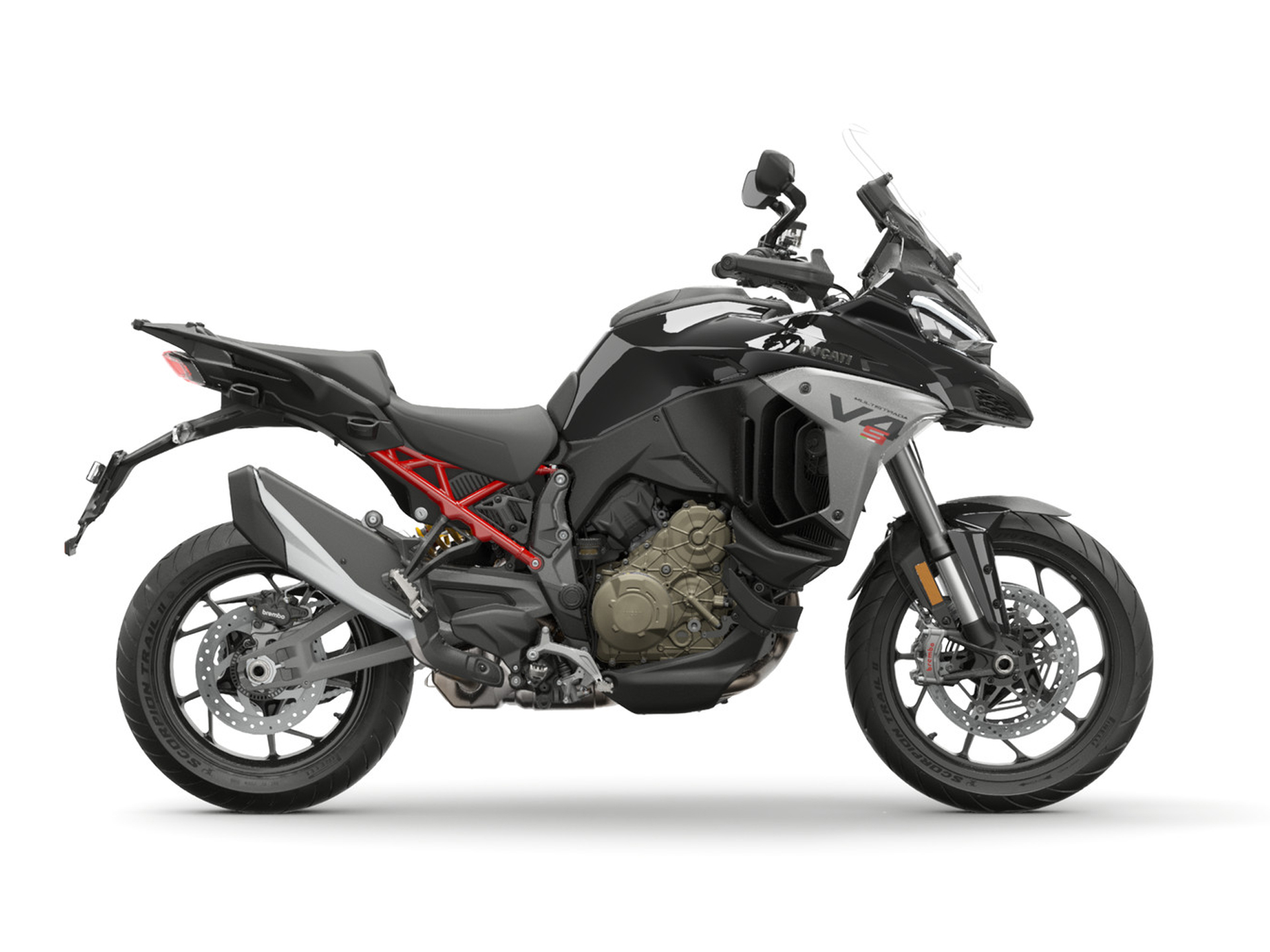 Ducati Multistrada V4 S in Thrilling Black.